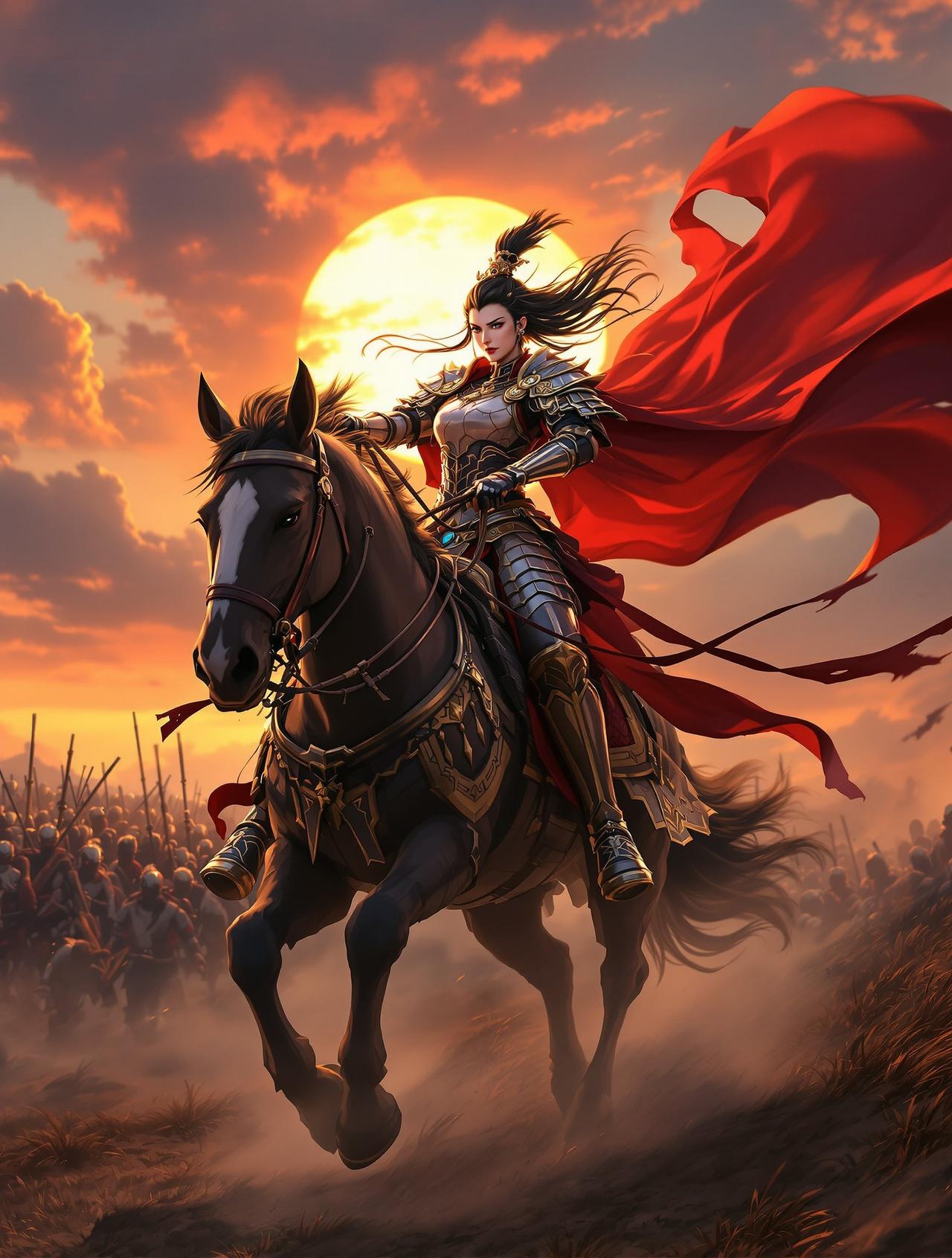 巾帼令 - 女将传奇 · 替父从军,她是最耀眼的将星 AI片《巾帼令》女将传奇 · 替父从军,她是最耀眼的将星